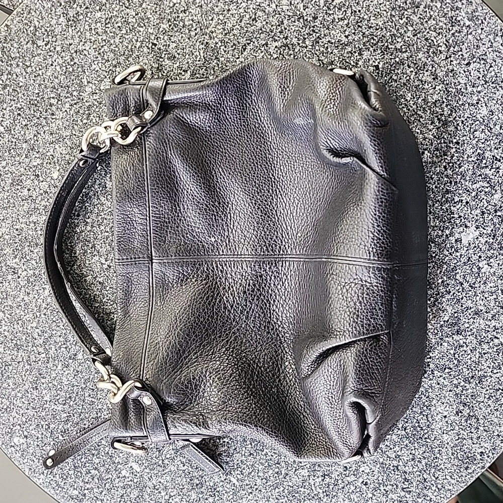 COACH Brooke Convertible Leather Hobo